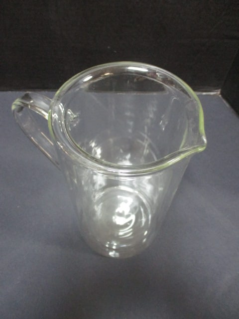 Double Wall Glass Pitcher 9 1/2" & Glass 9" Pitcher w/Ice Lip - 7