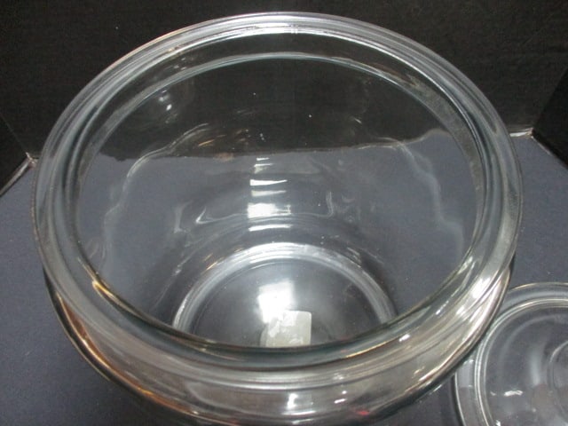 Clear Glass Candy/Cookie/Storage Jar w/Lid - 5