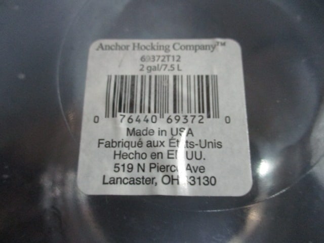 Clear Glass Candy/Cookie/Storage Jar w/Lid - 6