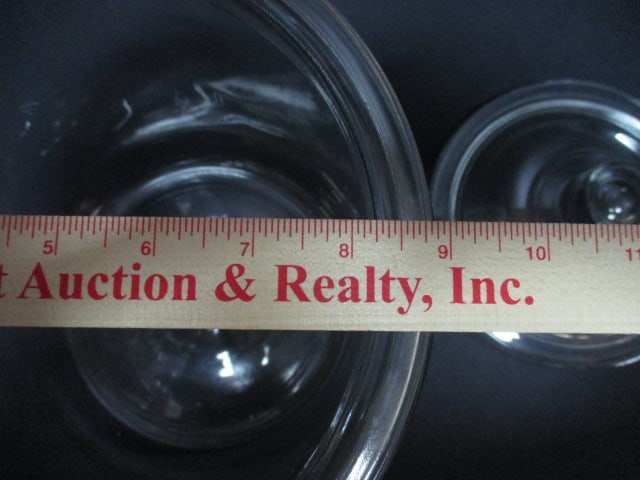 Clear Glass Candy/Cookie/Storage Jar w/Lid - 9