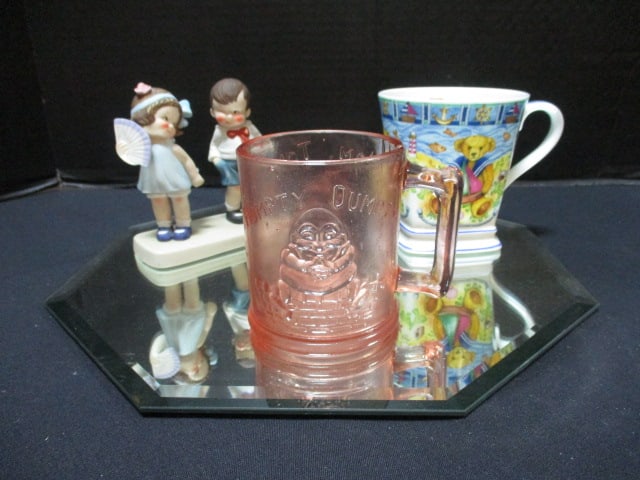 Saila Bears Mug, Humpty Dumpty Pink Mug, Mirror Display, etc.: See all pictures 