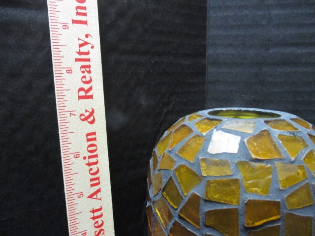 2 Glass Shades & 4 Glass Hurricanes - 6