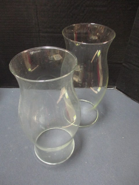 2 Glass Shades & 4 Glass Hurricanes - 9