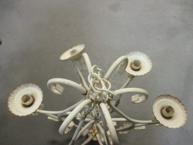 Hanging Metal Candle Chandelier - 4