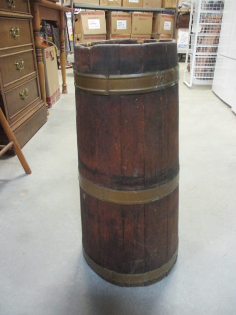Antique Wood Triple Banded Barrel: 22" 