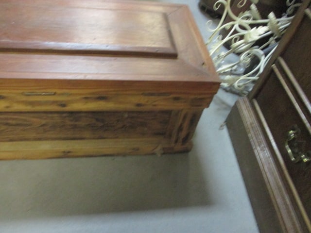 Antique Wood Trunk/Tool Chest - 11