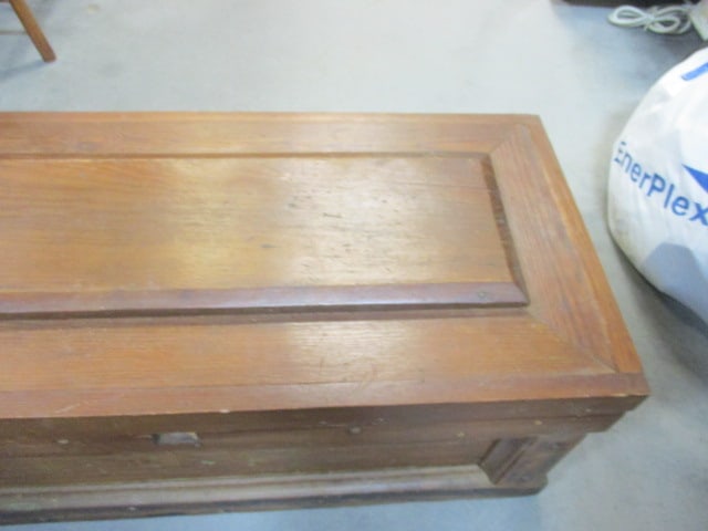 Antique Wood Trunk/Tool Chest - 3