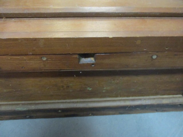 Antique Wood Trunk/Tool Chest - 4