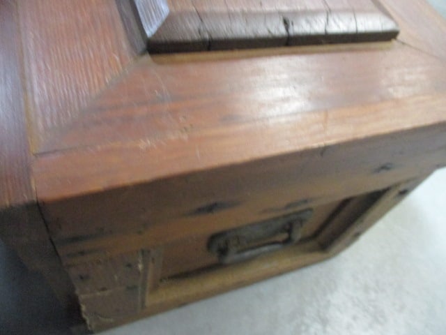 Antique Wood Trunk/Tool Chest - 8