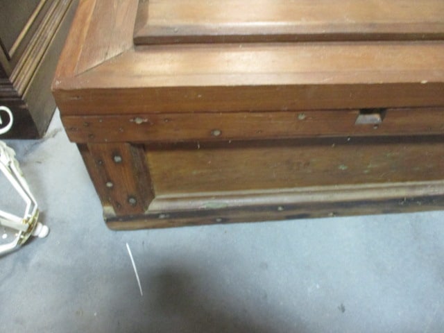 Antique Wood Trunk/Tool Chest - 9