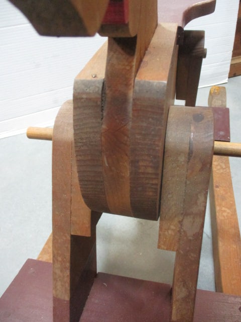 Vintage Wood Rocking Horse - 12