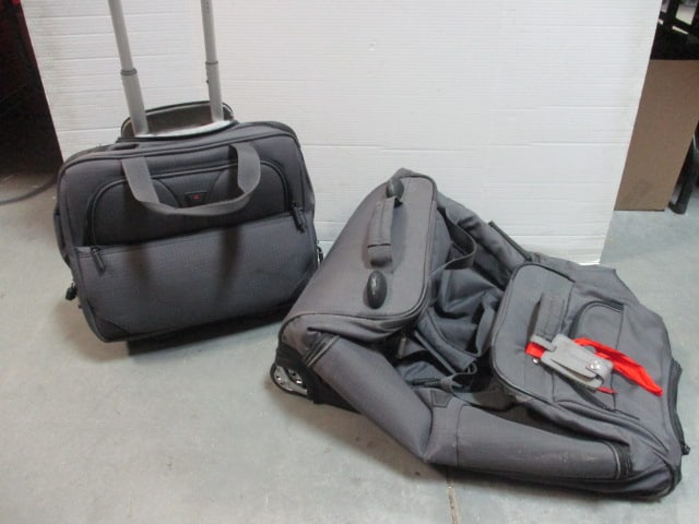 Delsey Rolling Office Bag & Delsey Rolling Duffle Bag: . 