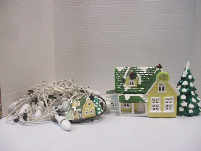 Dept. 56 Nantucket House 1986, Nantucket Ornament, & Lights: .