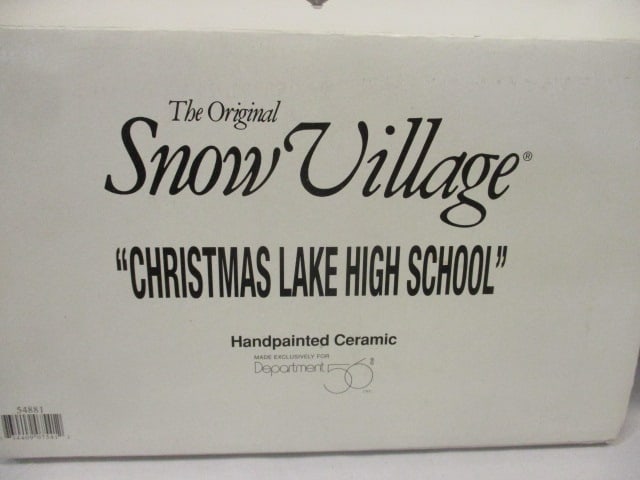 Dept. 56 Christmas Lake High School - 2