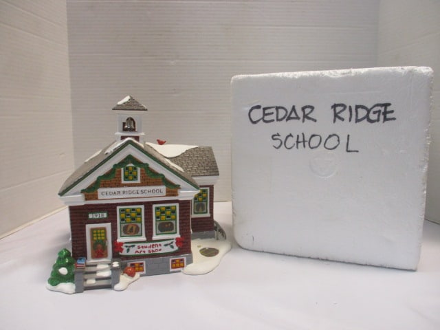 Dept. 56 Cedar Ridge School: . 