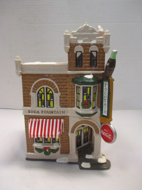 Dept. 56 Soda Fountain: . 