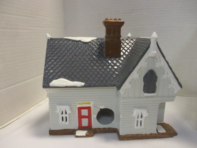 Dept. 56 Snow Village Gothic Farmhouse - 4