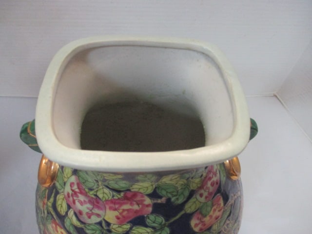 Pomegranate Vase w/Ornate Handles - 2