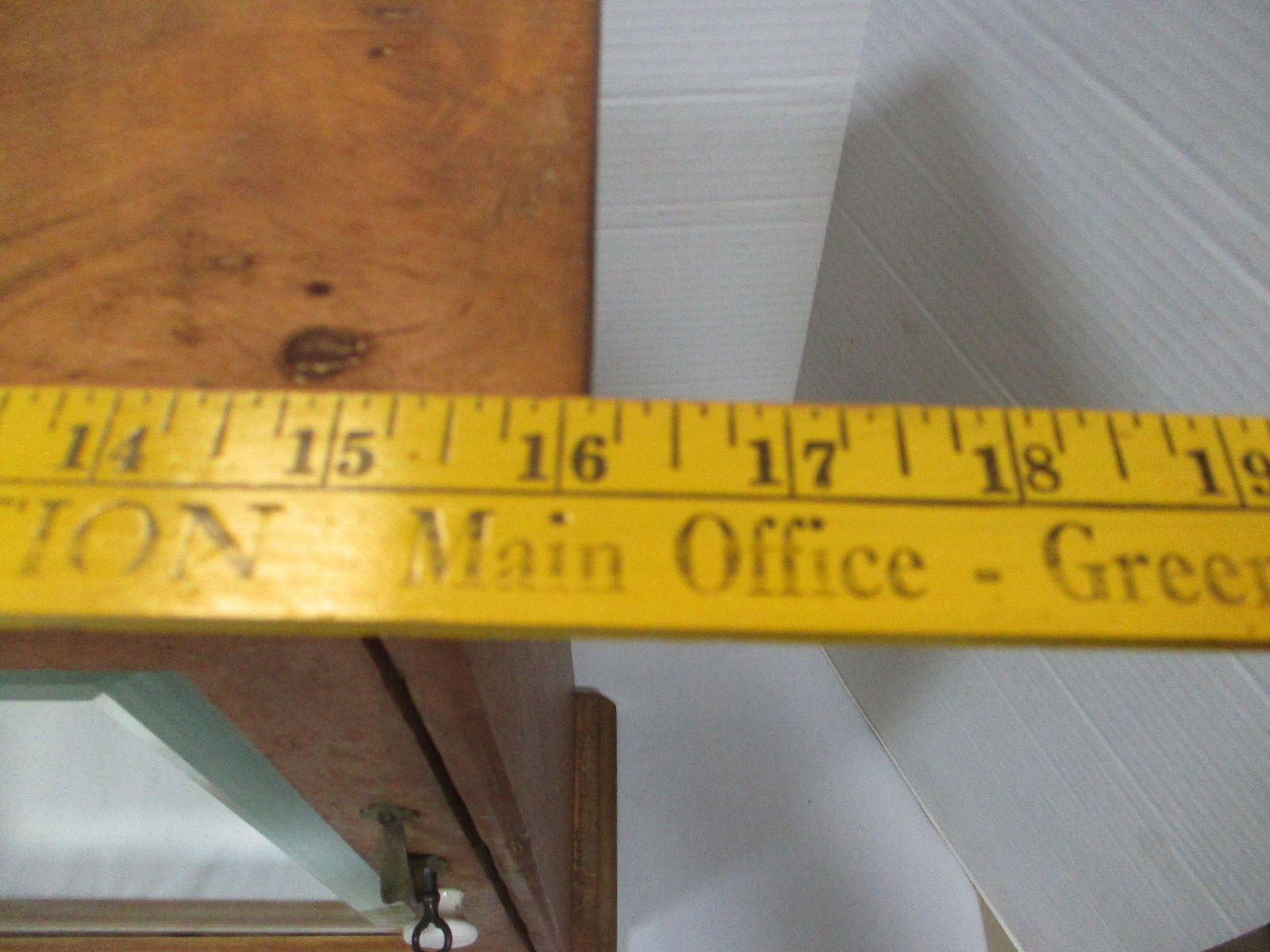 Vintage Wood Medicine/Apothecary Cabinet w/Bevel Mirror - 8