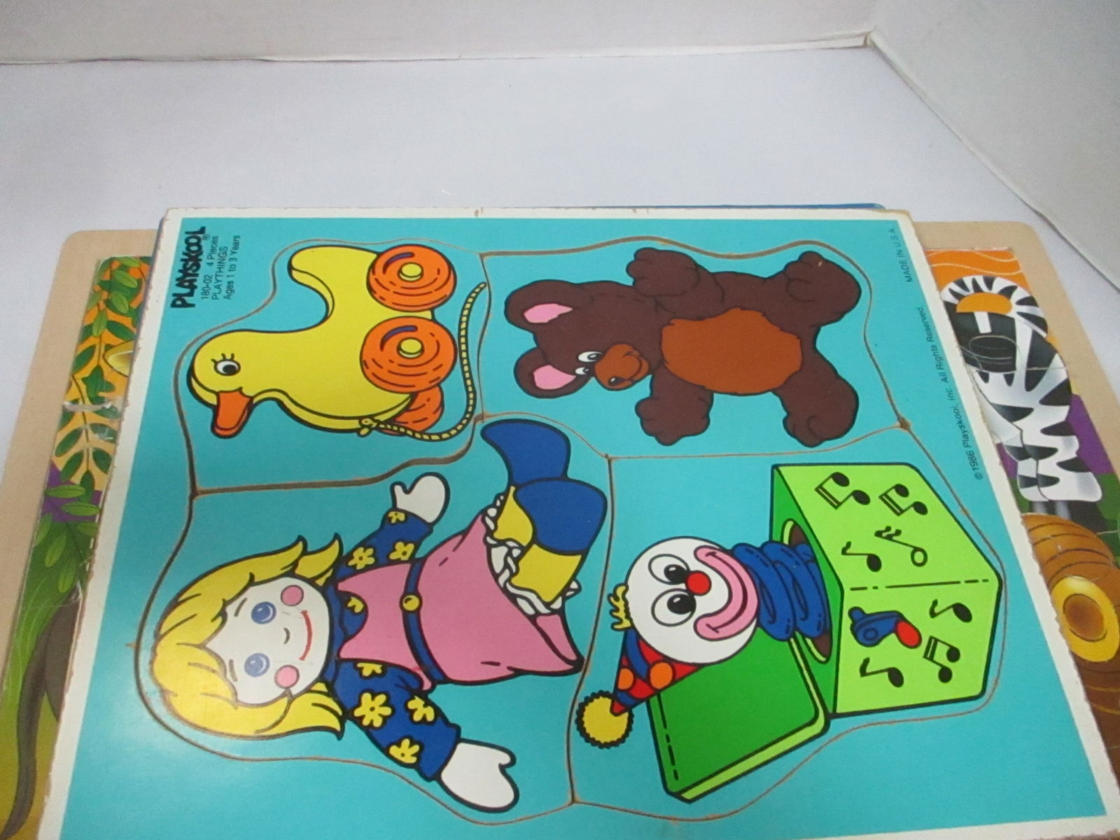 Children's Wood Puzzles Grouping - 15
