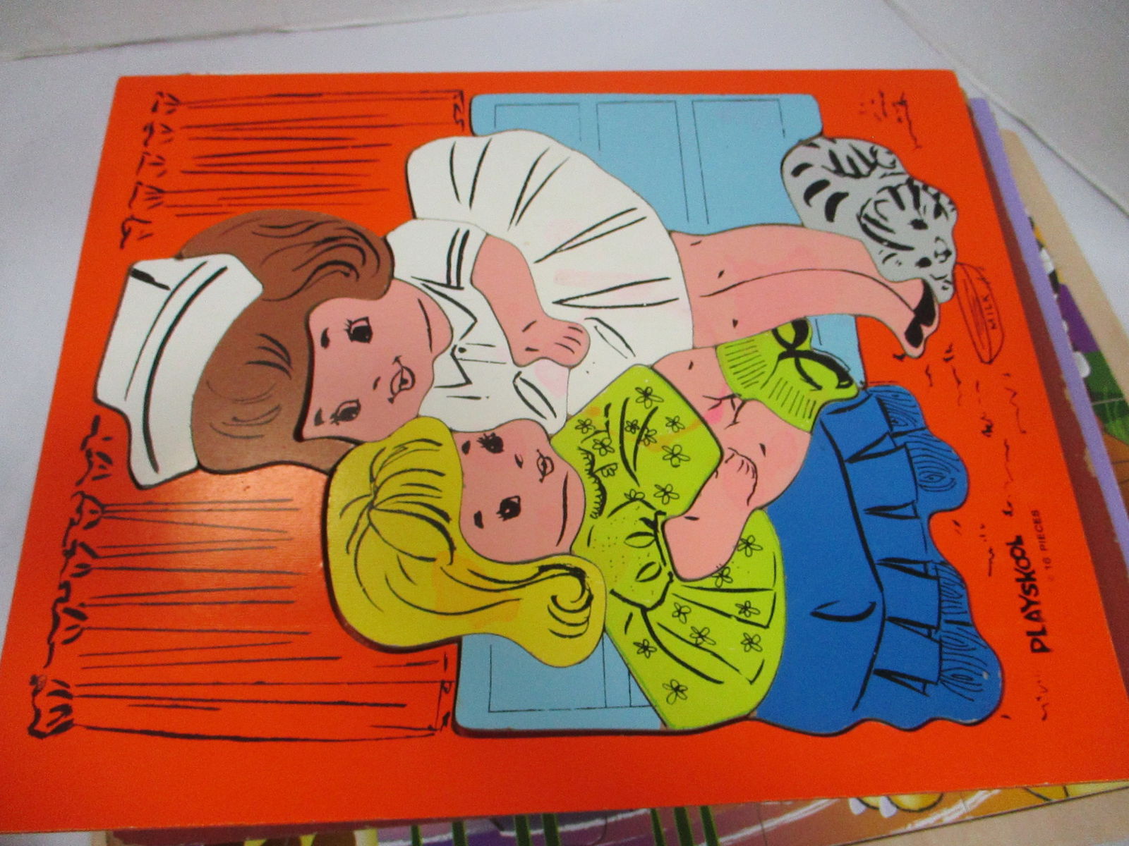 Children's Wood Puzzles Grouping - 9