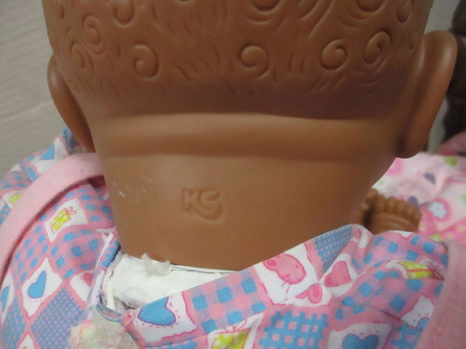 Wood Doll Bed w/Soft Body Doll 19" - 5