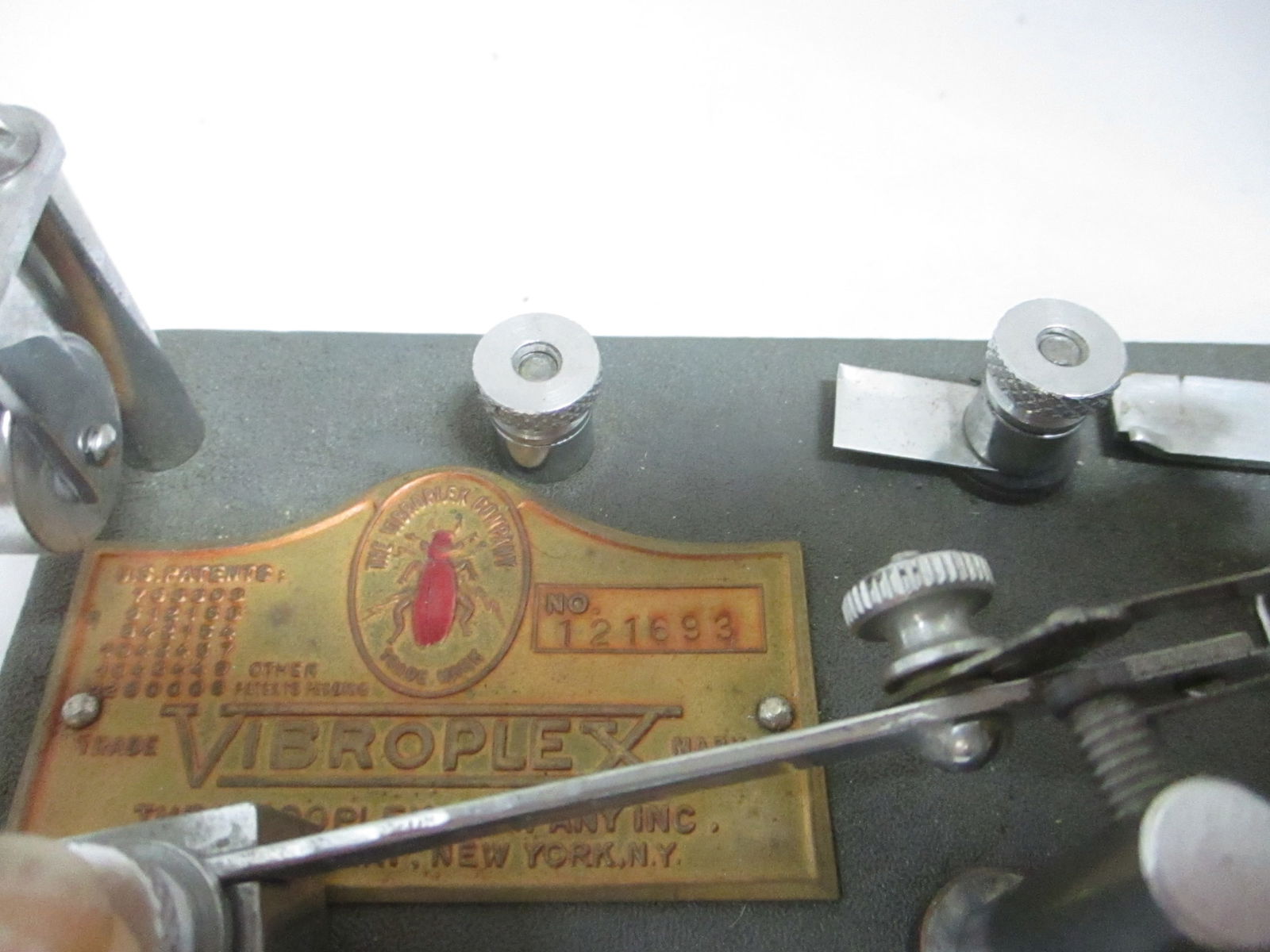 Vibroplex Lightning Bug Telegraph Key - 2