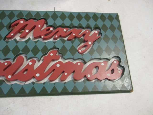 Merry Christmas Cut Out Sign (23 x 10) & It's the Most - 3