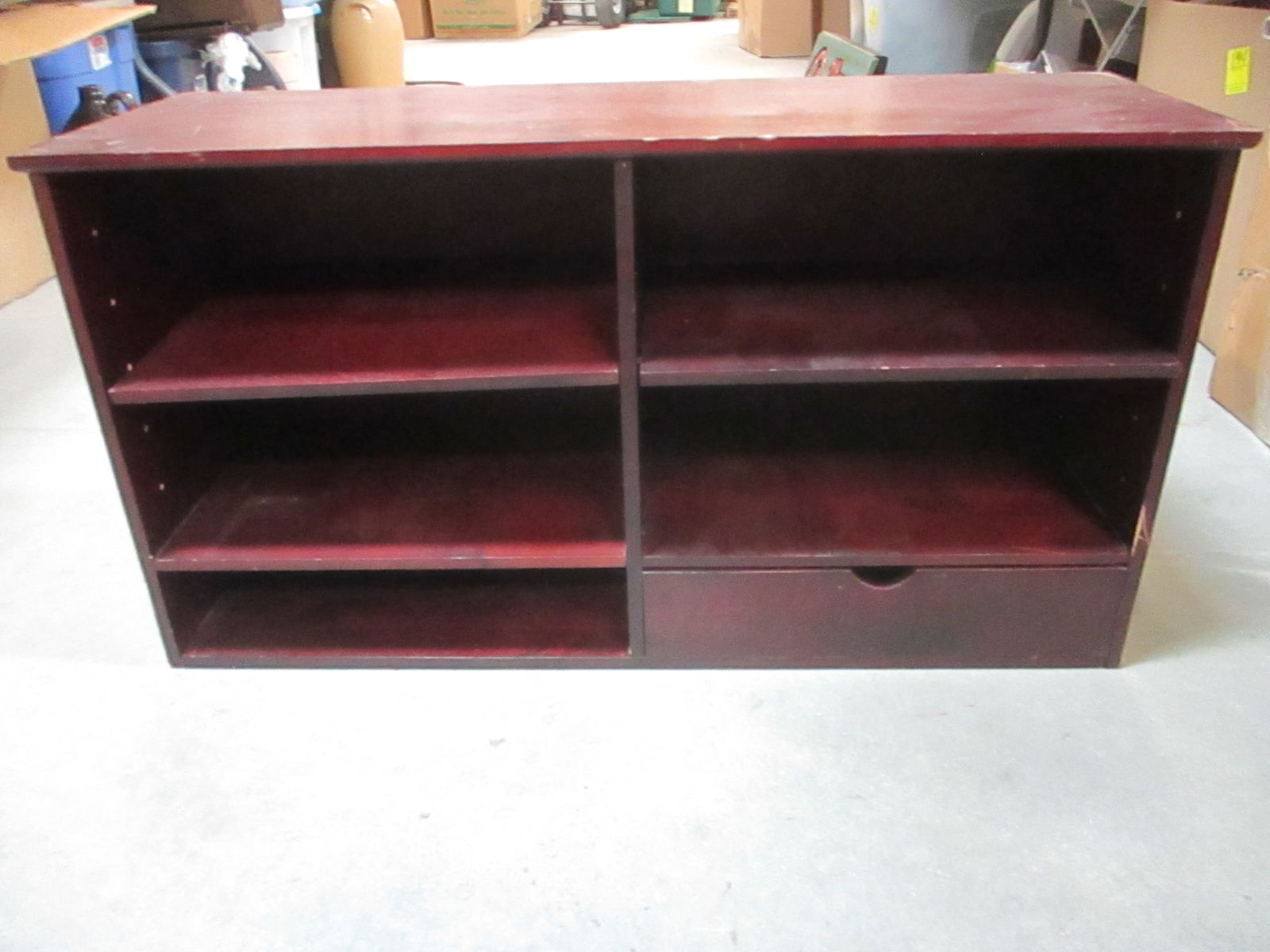 Desktop Cubby for holding papers: 30 x 10 1/2 x 16 