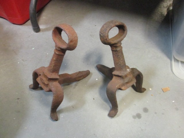 Cast Iron Andirons (PR) - 3
