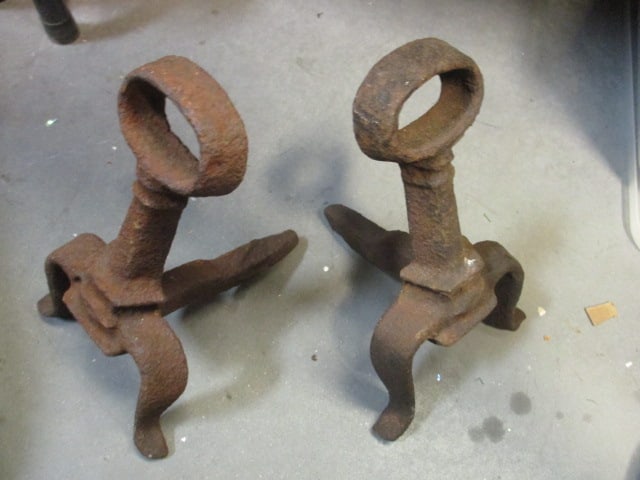 Cast Iron Andirons (PR) - 4