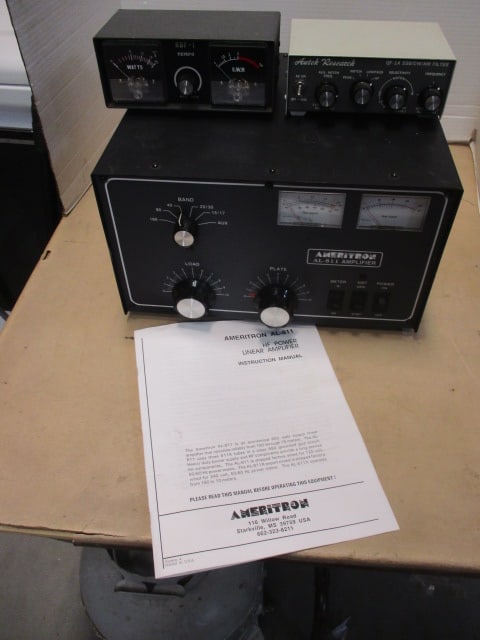 Ameritron AL-8ll Amplifier, Autek Research QF Audio Filter,: Load Impedence Tempo Power Meter (all used for Ham Radio Operations) 