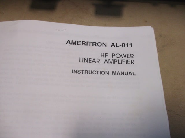 Ameritron AL-8ll Amplifier, Autek Research QF Audio Filter, - 2