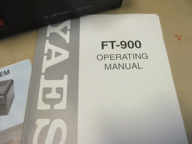 Astron RS-20M Dual Meter Power Supply, Yaesu HF Transceiver - 3