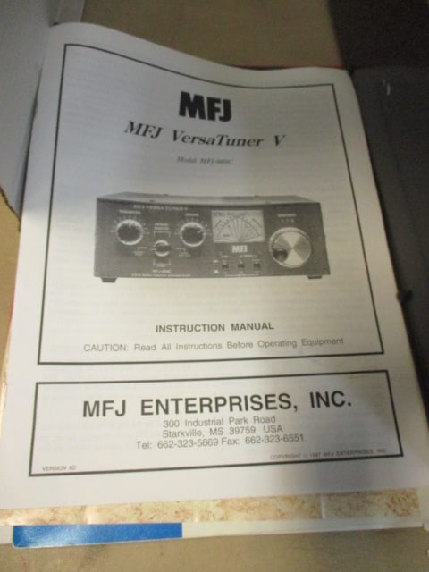 MFJ Versa Tuner Antenna Tuner & Yaesu FT7S7GX Transceiver - 2