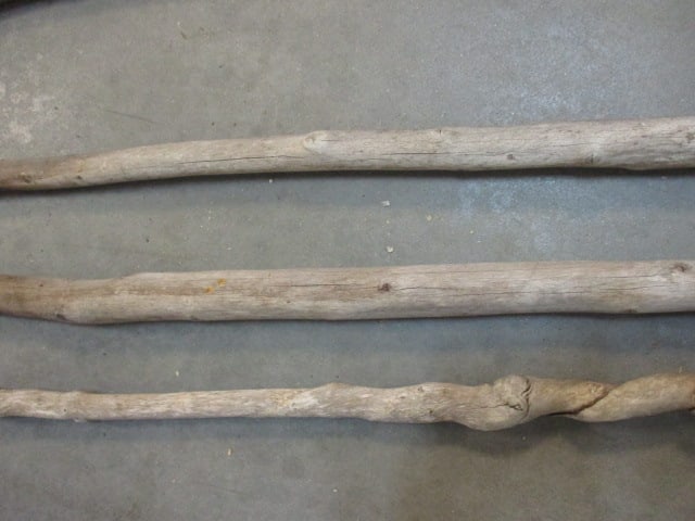8 Handmade Canes of Various Trees, Carving, lengths and shapes - 8