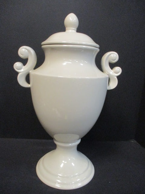 Studio Art Glazed Ceramic Urn: 17 1/2"