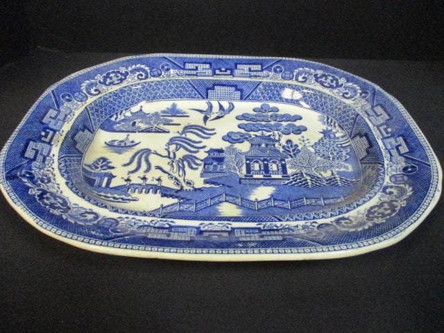 Vintage Wedgwood "Blue Willow" Serving Platter (1 of 5)