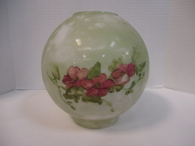 Vintage Handpainted "Gone with the Wind" Glass Lamp Shade (1 of 11)