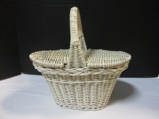 Vintage It's In the Bag Handmade Small Lidded Basket - made in Japan (1 of 8)