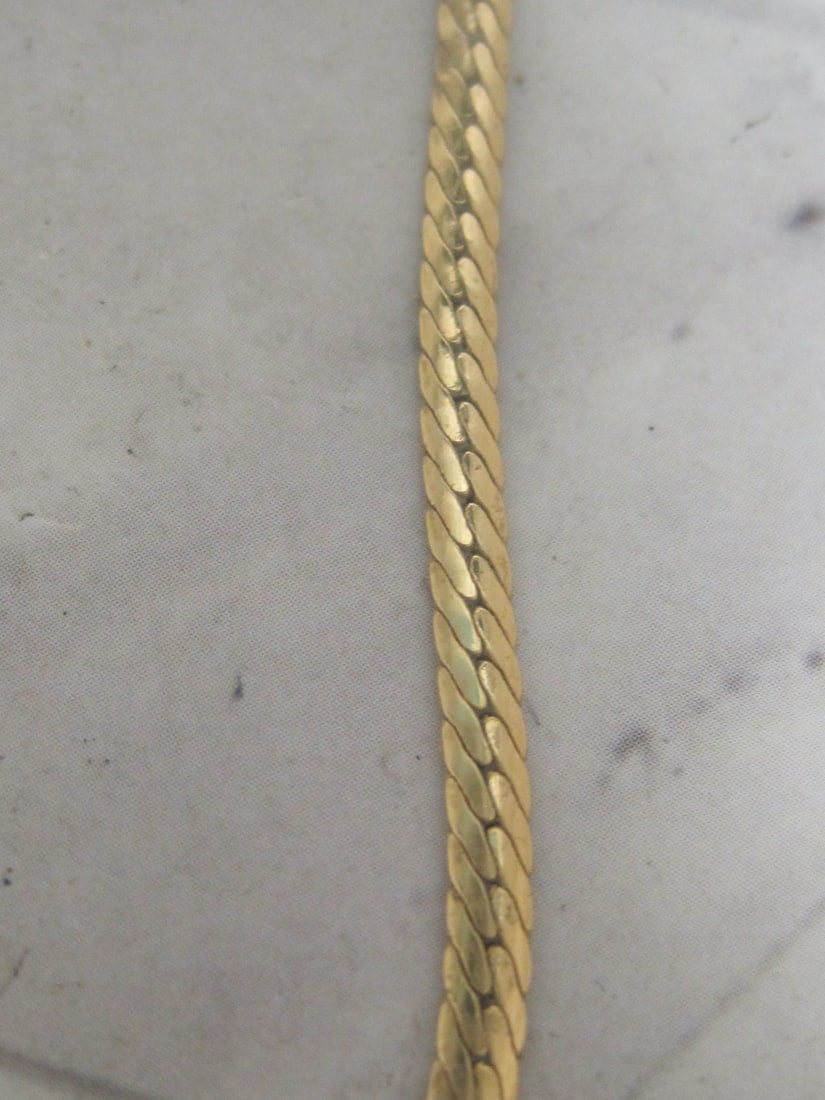 16" 18k Gold Diamond Necklace - 5