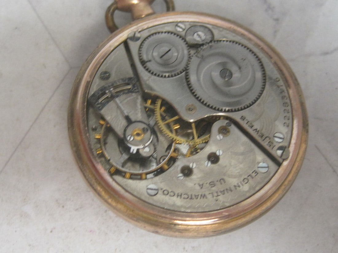 Elgin 15 Jewels Pocketwatch - 5