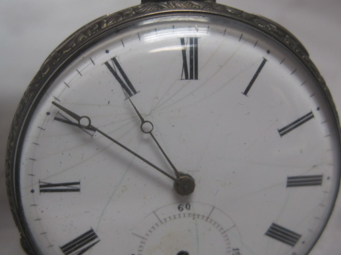 Tobias Antique London Silver Pocketwatch - 2