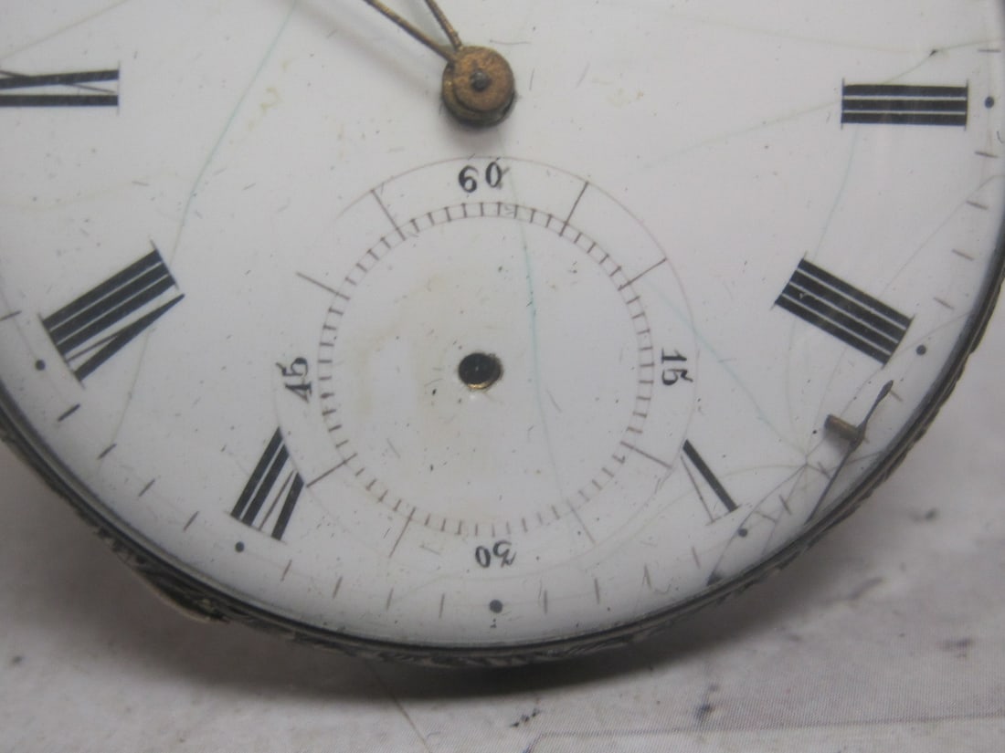 Tobias Antique London Silver Pocketwatch - 3