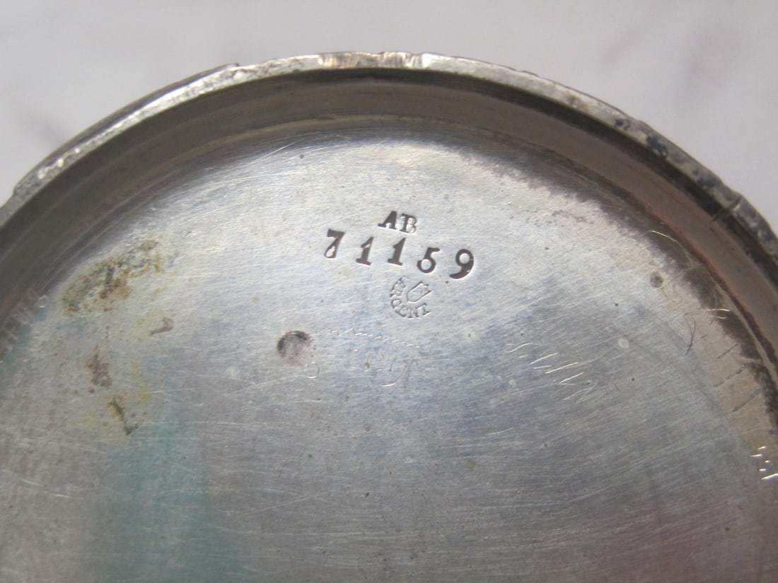 Tobias Antique London Silver Pocketwatch - 5