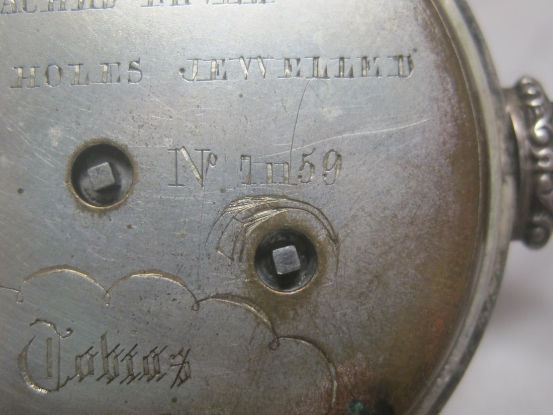 Tobias Antique London Silver Pocketwatch - 9