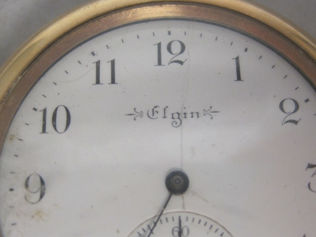 14k Gold Elgin 17 Jewels Pocketwatch - 2