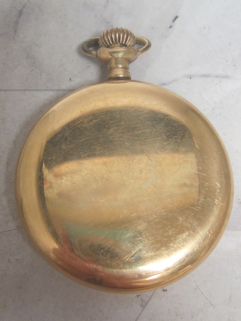 14k Gold Elgin 17 Jewels Pocketwatch - 4