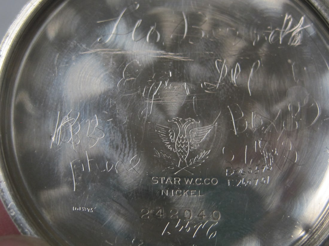 Elgin 7 Jewels Nickel Case Pocketwatch - 10