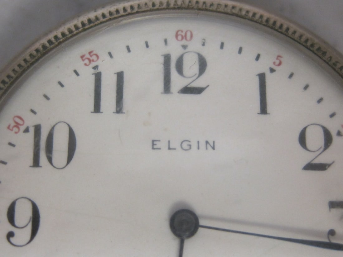 Elgin 7 Jewels Nickel Case Pocketwatch - 2
